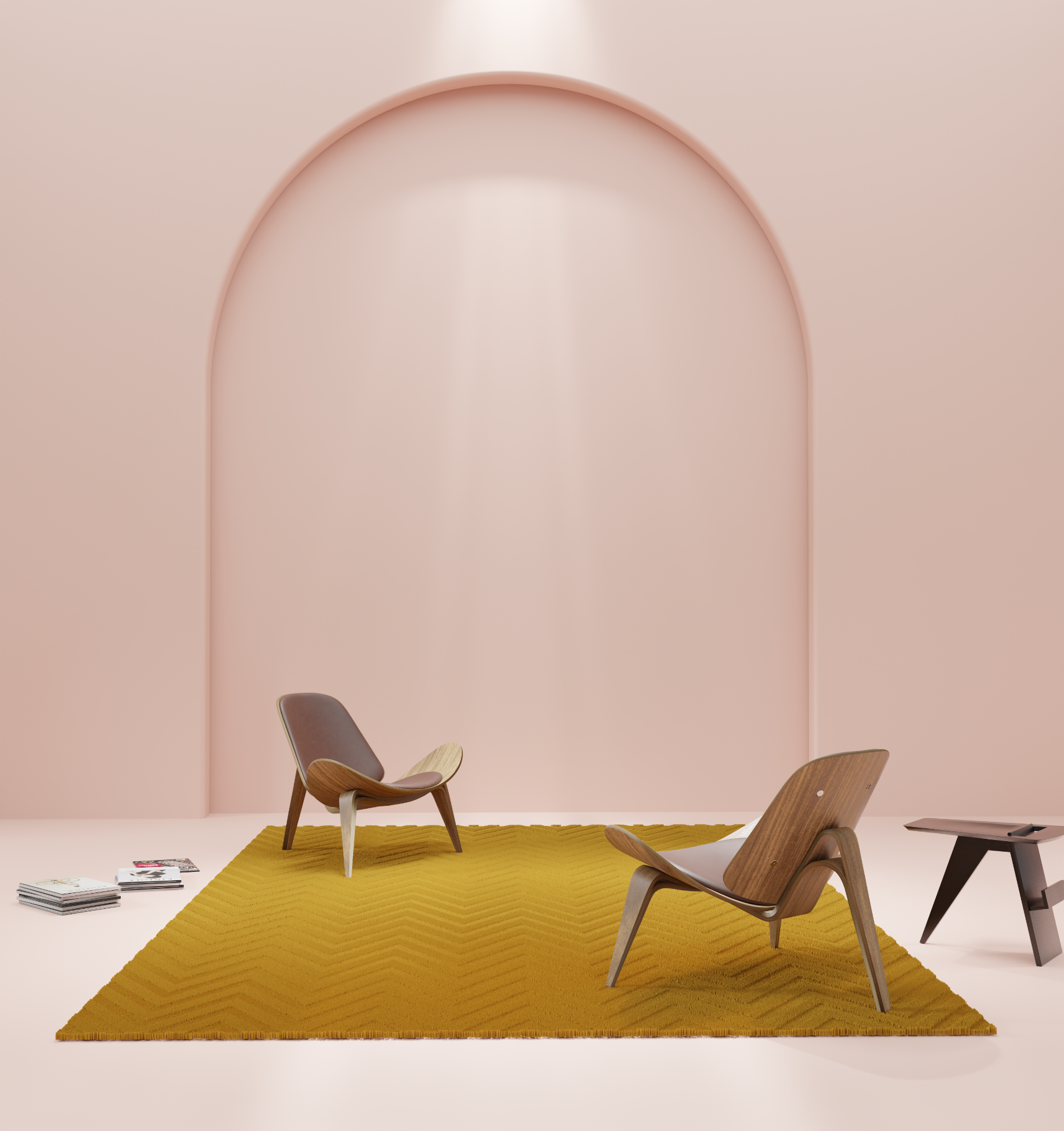 DESIGNRUG - CHEVRON SUN