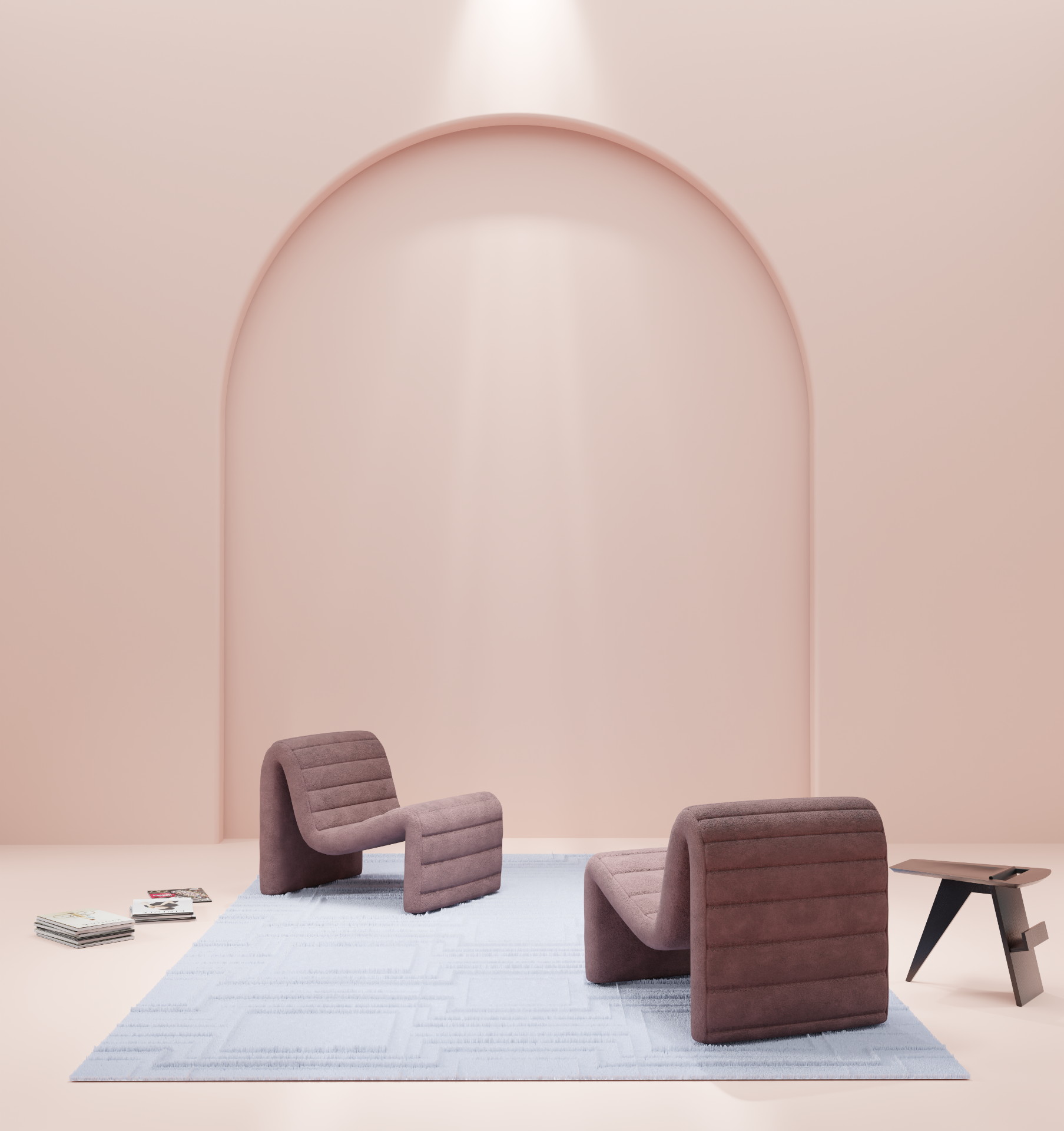 DESIGNRUG - CHAREÉ PALE BLUE