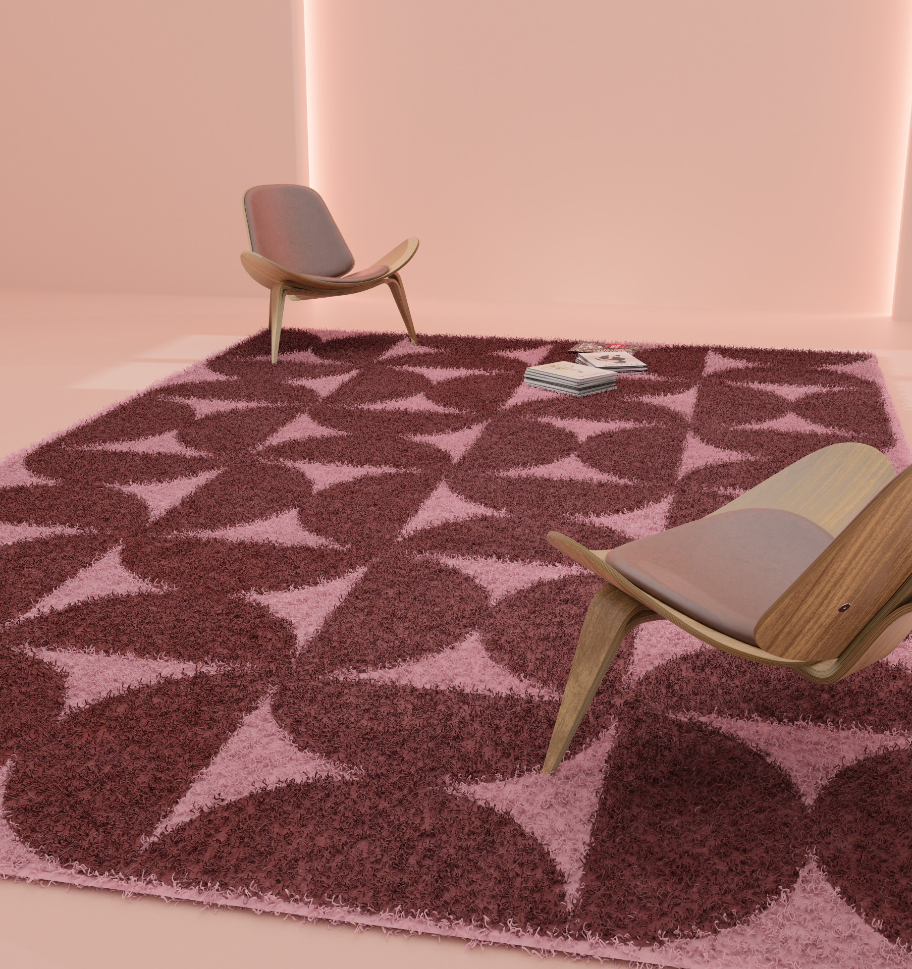 DESIGN RUG - MOITIÉS PINK