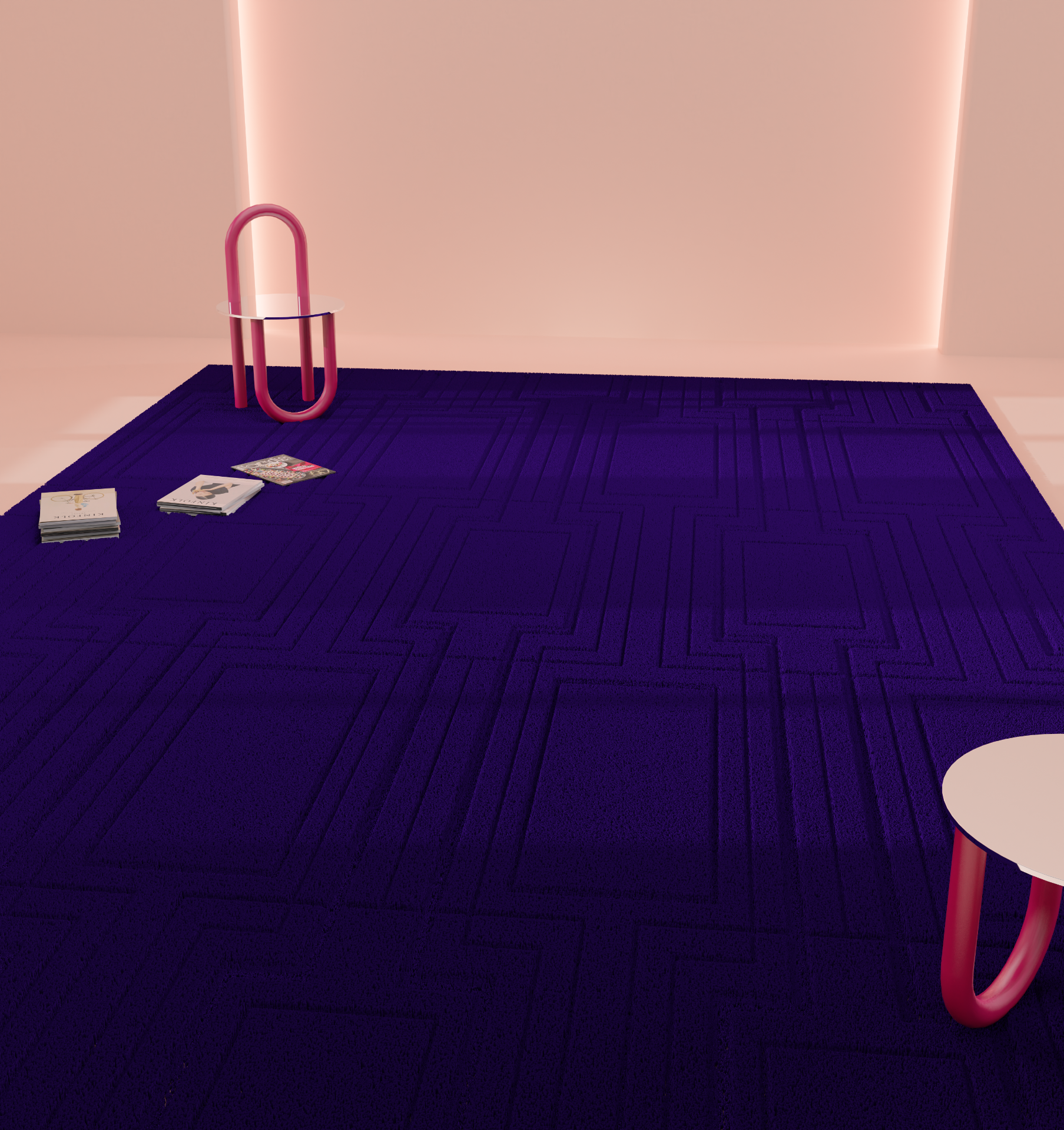 DESIGN RUG - CHAREÉ BLUE