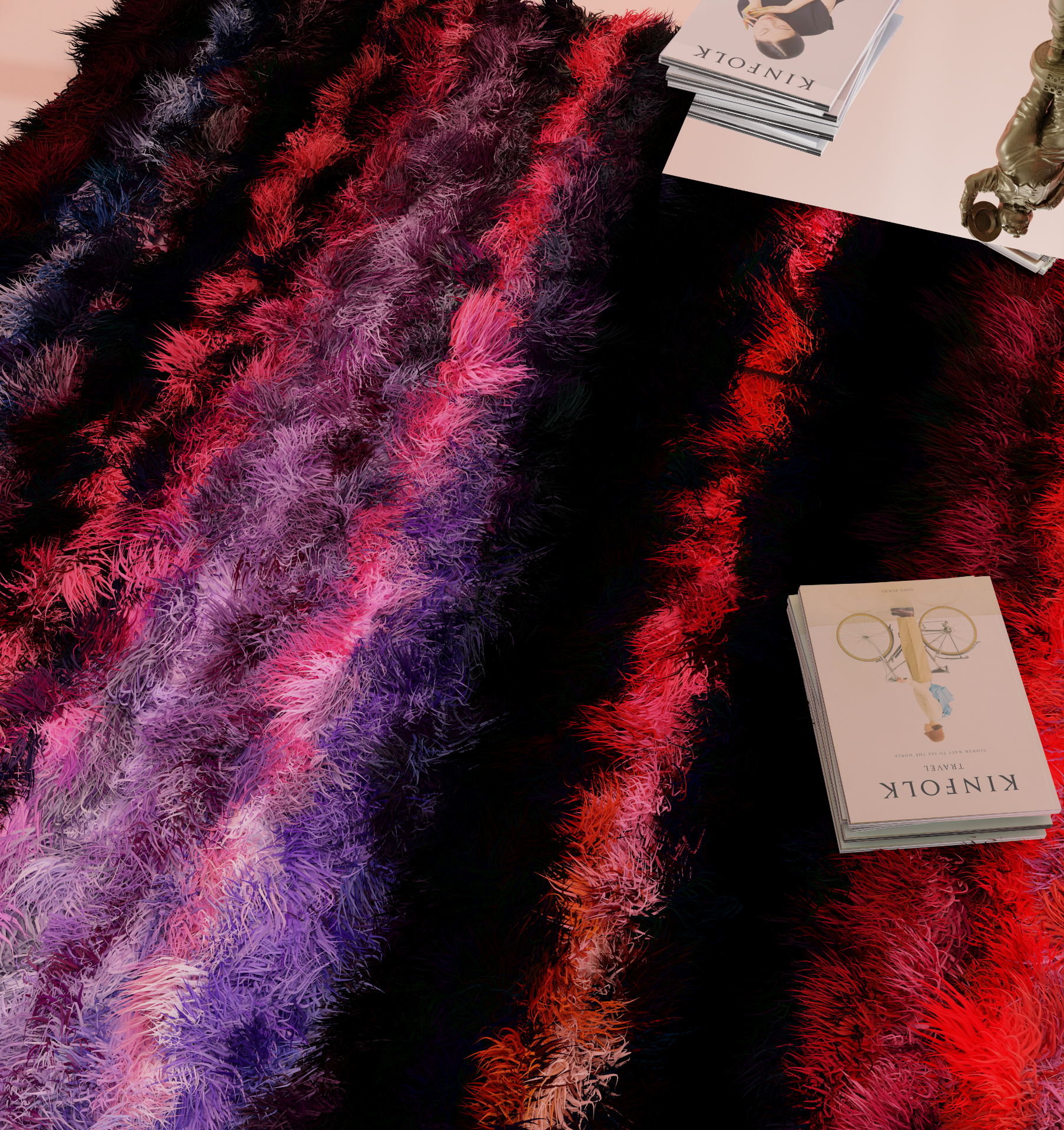 DESIGN RUG - LINGES COLORÉES